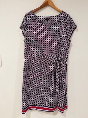 Talbot’s Geometric Print Dress